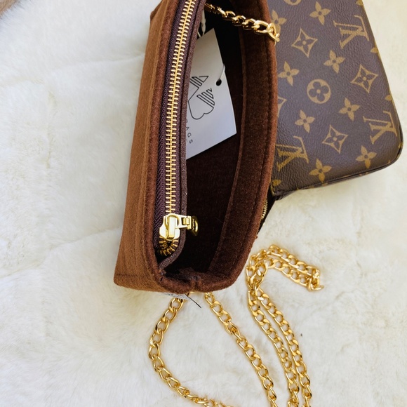 For LV Pochette Accessoires Conversion Kit | Luxury Purse Liner Shaper Protector - Picture 8 of 13